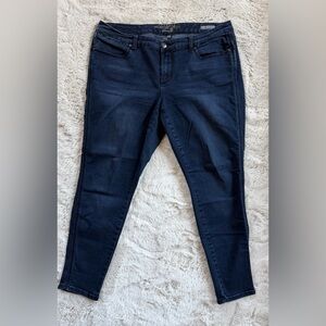 Melissa McCarthy Seven7 Dark Blue Skinny Jeans